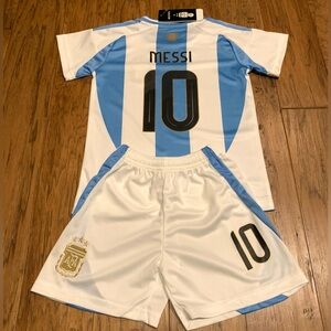 Lionel Messi Argentina Kids Soccer Jersey – Youth S-XL – NWT Ships Today